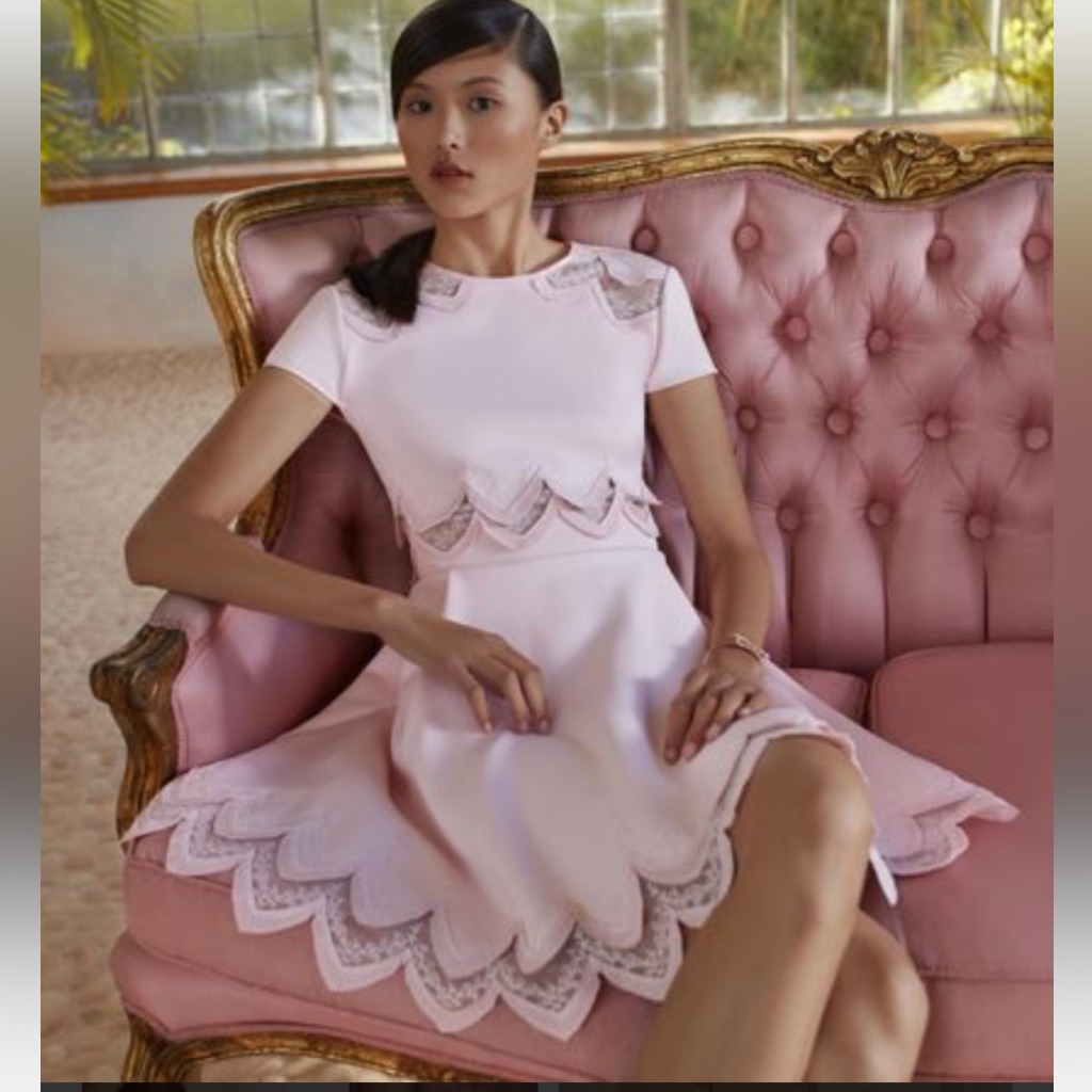 Ted Baker Light Pink Dress Free Shipping